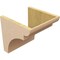 Ekena Millwork 12"W x 12"D x 12"H Wide Yorktown Rough Cedar Woodgrain TimberThane Corbel, Primed Tan CORUR12X12X12YORRCPR - alternate 3